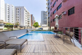 Apartamento c/ Piscina 500m da Praia SOH1102